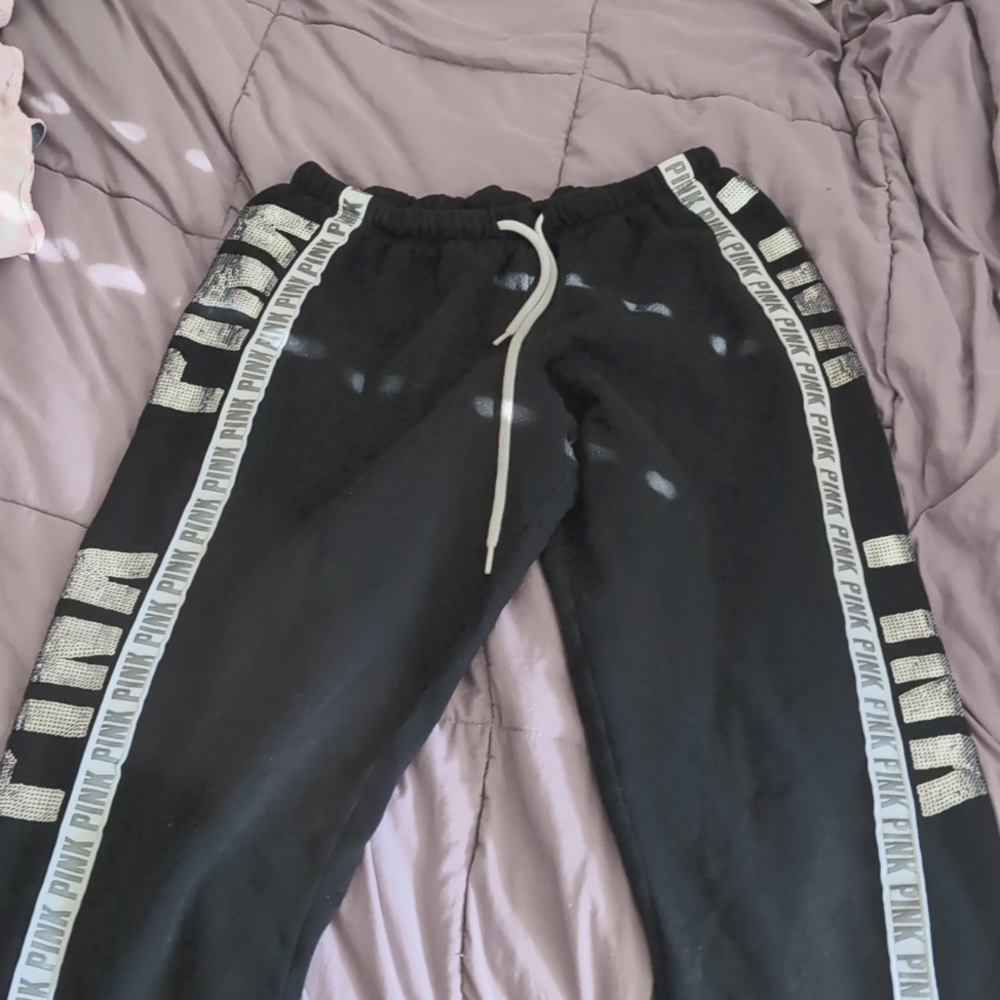 Victoria Secret Pink Bling Sweatpant Joggers